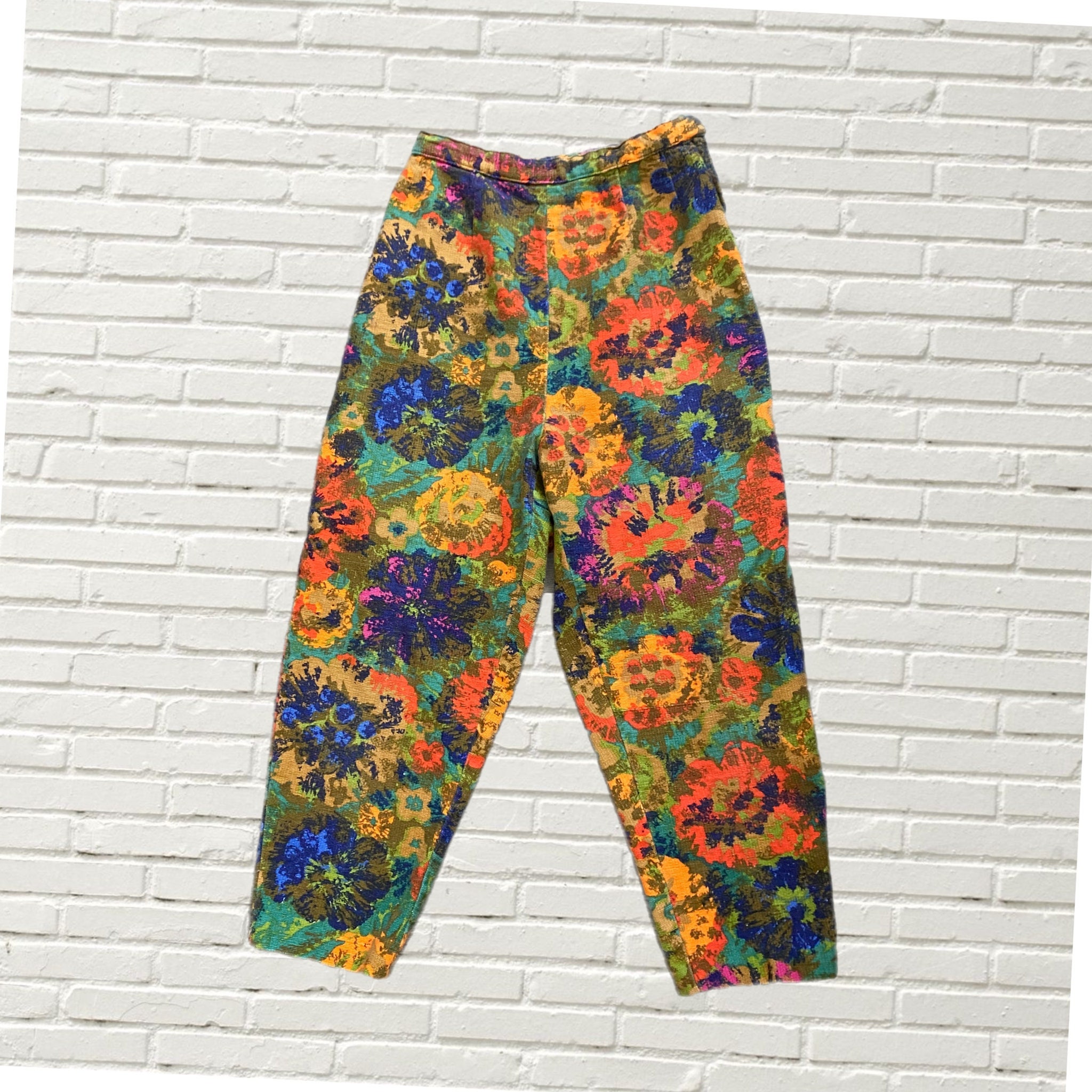 patterned cigarette trousers Cigarette Pant