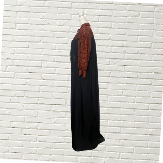 Vintage 40s Barbizon Peignoir Robe and Maxi Slip … - image 7