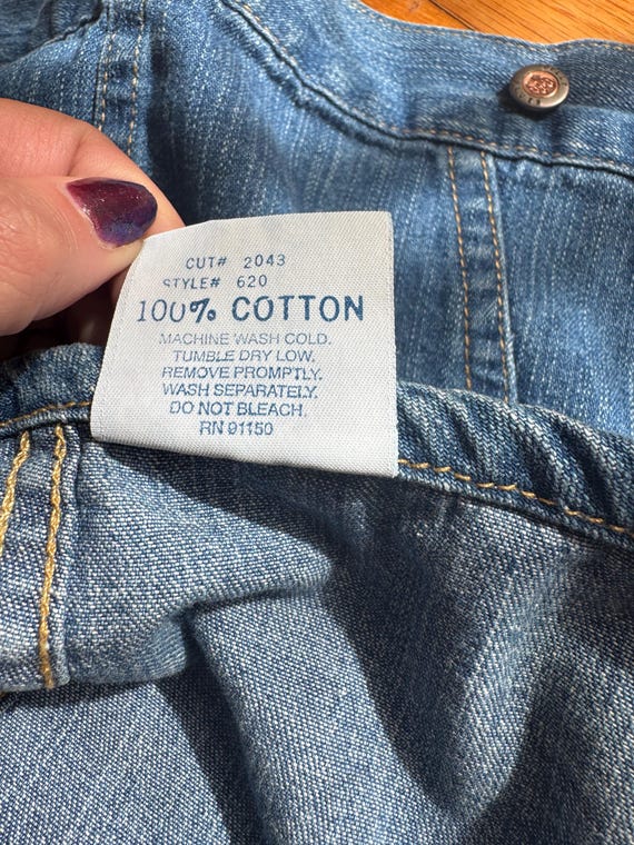 Vintage 70s Denim Mini Skirt Blue Jean Micro Mini Boho Hippie