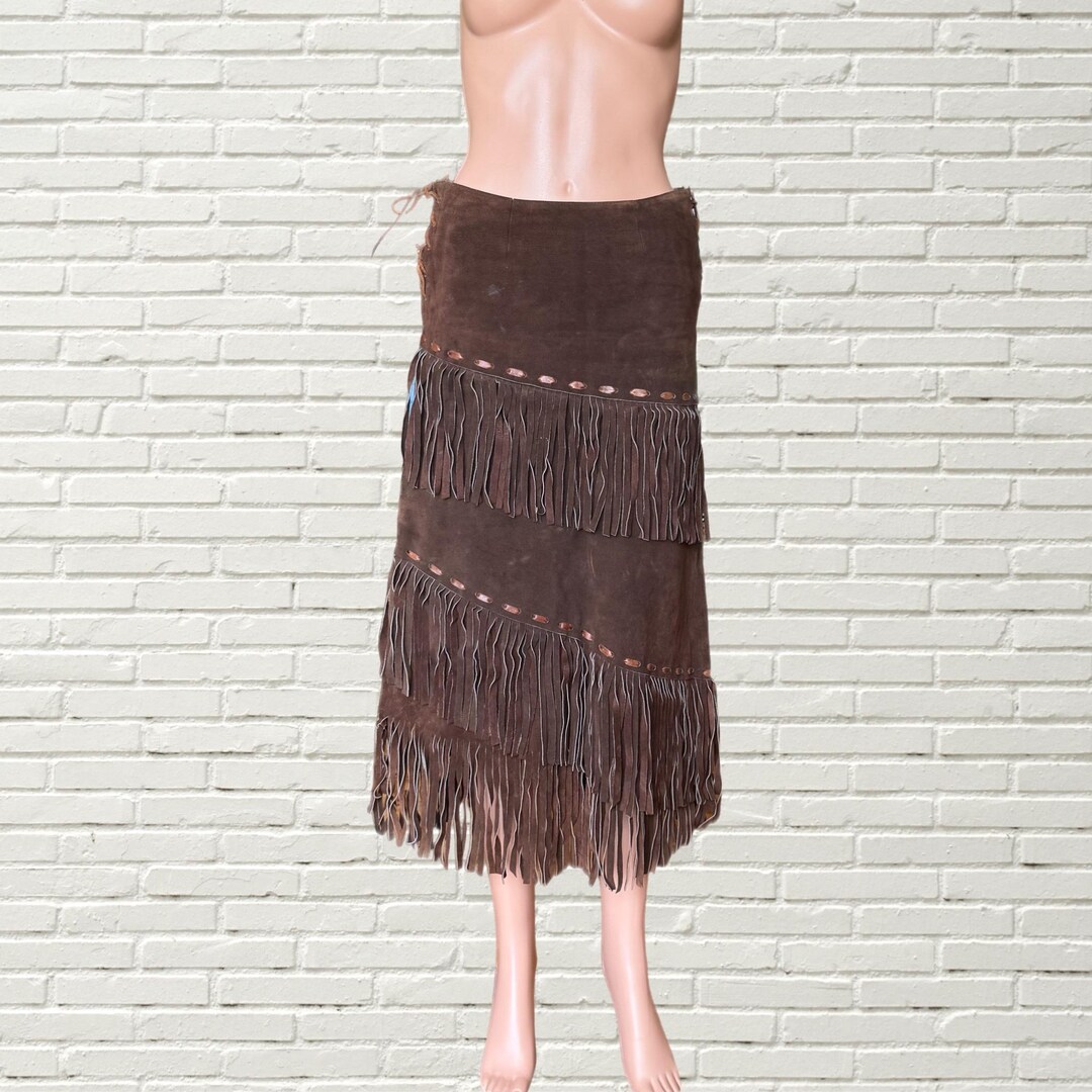 Retro Fringe Skirt-Waist 26