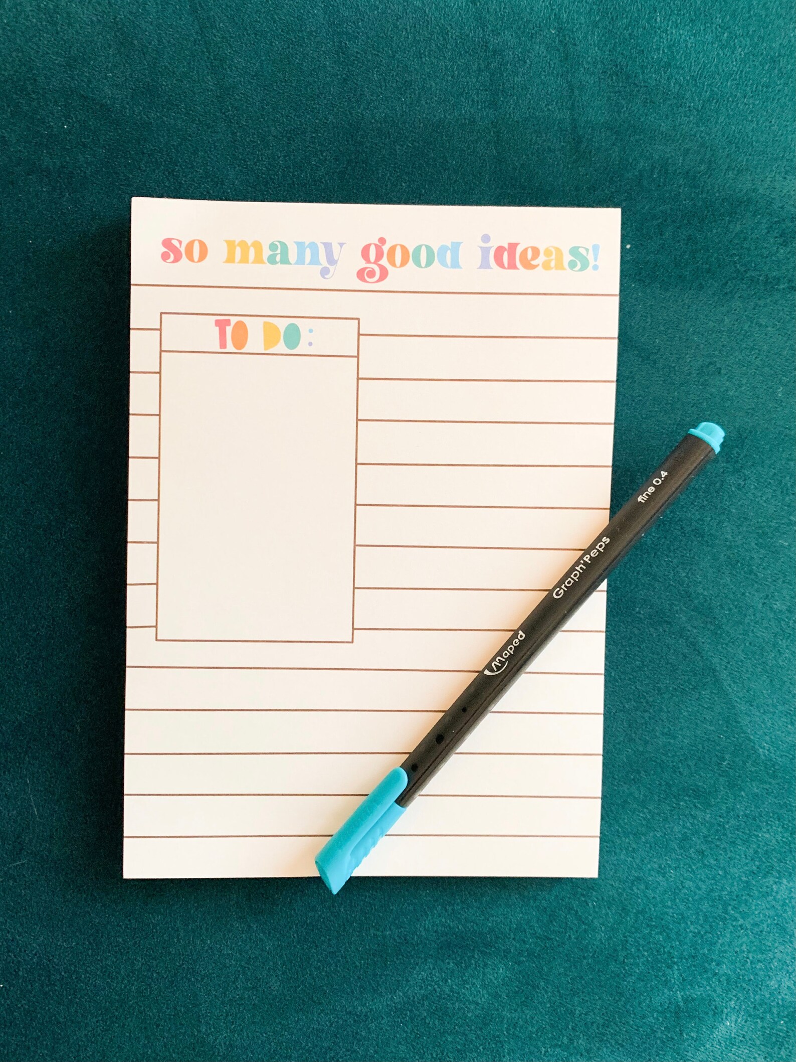 So Many Good Ideas 5x7 Notepad Notepad Stationery 5x7 Etsy
