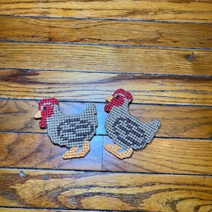 Chicken Magnets - set of 2