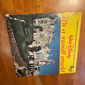 Walt Disney presents It’s a Small World vintage vinyl album with book.