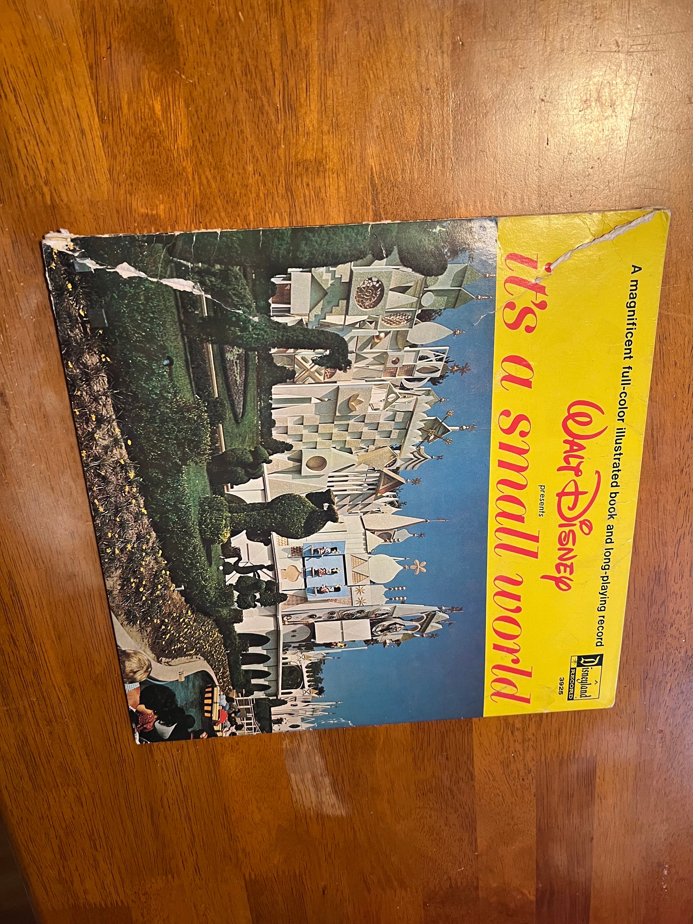Walt Disney Presents It's a Small World Vintage Vinyl Album With
