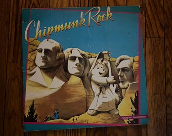 Vintage Chipmunk Rock Vinyl Record