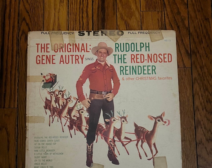 The Original Gene Autry - Rudolph the Red Nosed Reindeer - Etsy