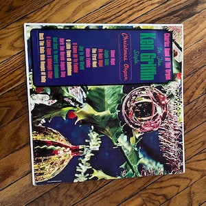 Charles Rand at the Organ in the Ken Griffin style Christmas Organ vintage vinyl album