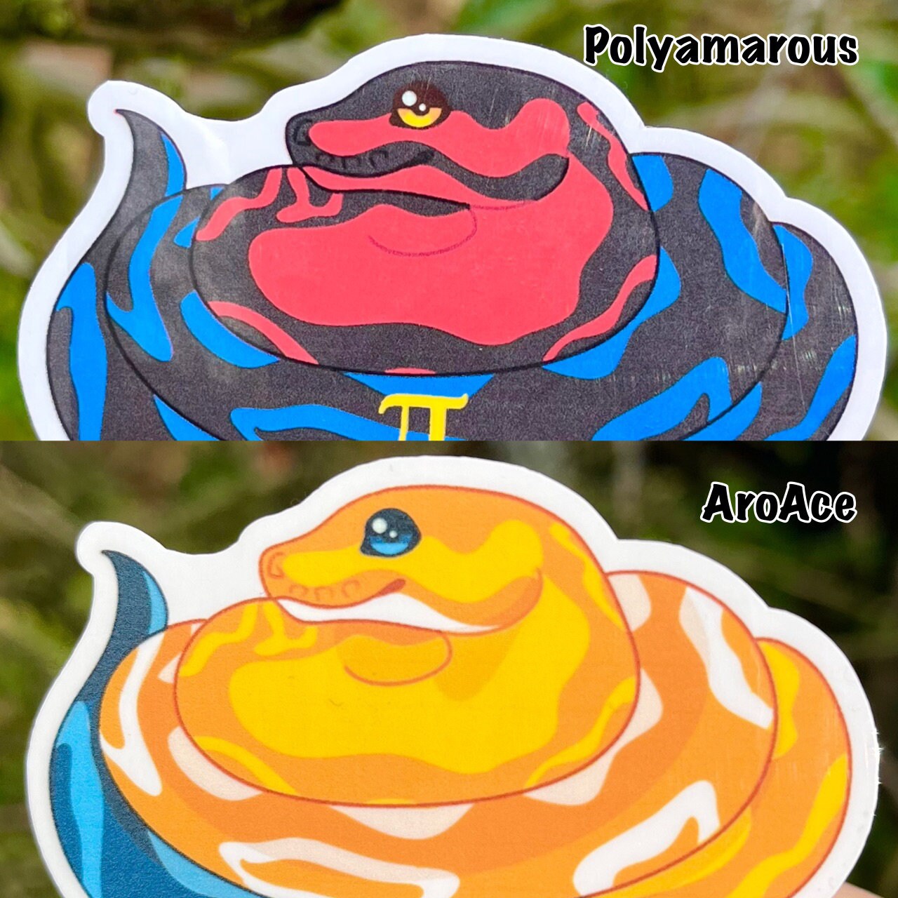 Discreet Pride Ball Pythons Waterproof Vinyl Decal Sticker - Etsy
