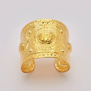 B-5 Byzantine cuff bracelet