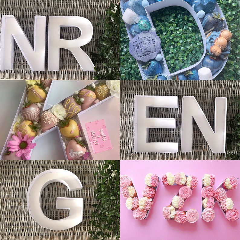 Fillable Letter Boxes Etsy