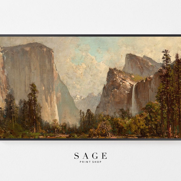 Yosemite Art for Samsung Frame TV | Frame TV National Park Art | Half Dome Art for Samsung Frame TV | 209