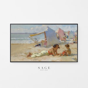 Mother&#39;s Day Frame TV Art | Samsung Frame TV Art Coastal | 186