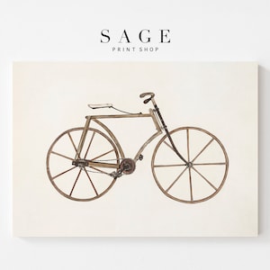 Impresión de bicicleta / Arte de pared de bicicleta vintage / Arte de bicicleta imprimible / 161