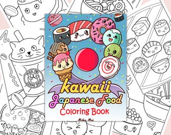 Download Kawaii Coloring Book Etsy