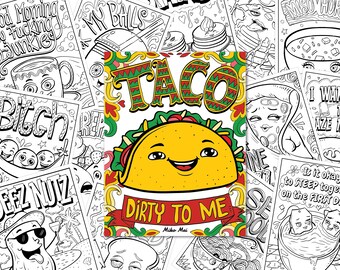 Download Dirty Coloring Book Etsy