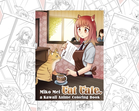 Anime Coloring Book: A Fun Coloring Book for Girls and Kids with Cute Kawaii Japanese Theme for Manga and Japan Cartoon Lovers [Book]