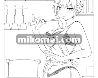 93 Hot Anime Coloring Pages Best