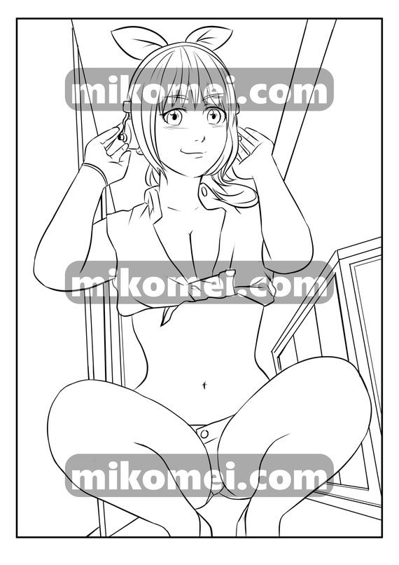 Sexy Anime Coloring Book For Adults. Vol.1: 50 Sexy Anime Girls Coloring  Pages (Paperback)