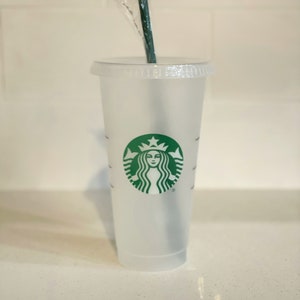 STARBUCKS Custom Reusable Cold Cup Tumbler with 24oz | Mean Girls | Bling  Cup