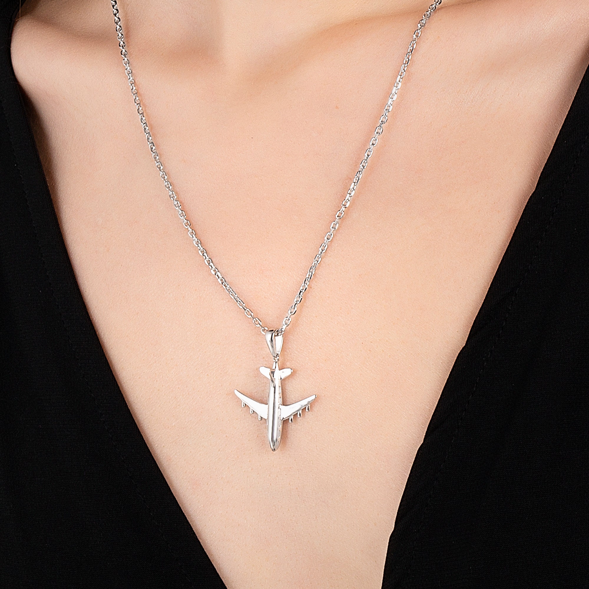 Top 10 plane necklace ideas and inspiration