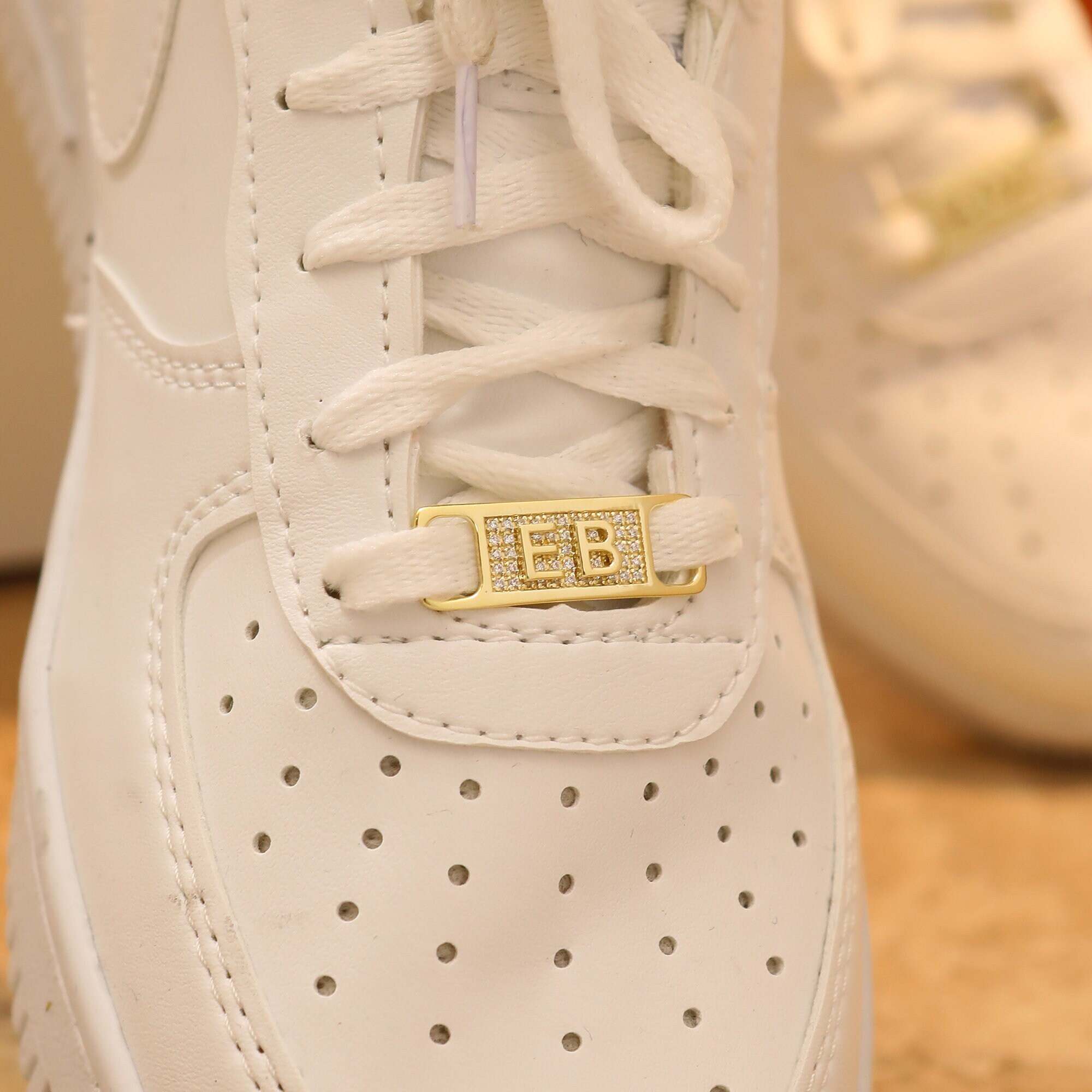 Custom Name Lace Locks, 18K Gold Dubraes, Personalized Shoelace Locks,  Customizable Shoe Locks, Custom Shoe Charm, Customized Shoe Buckles 