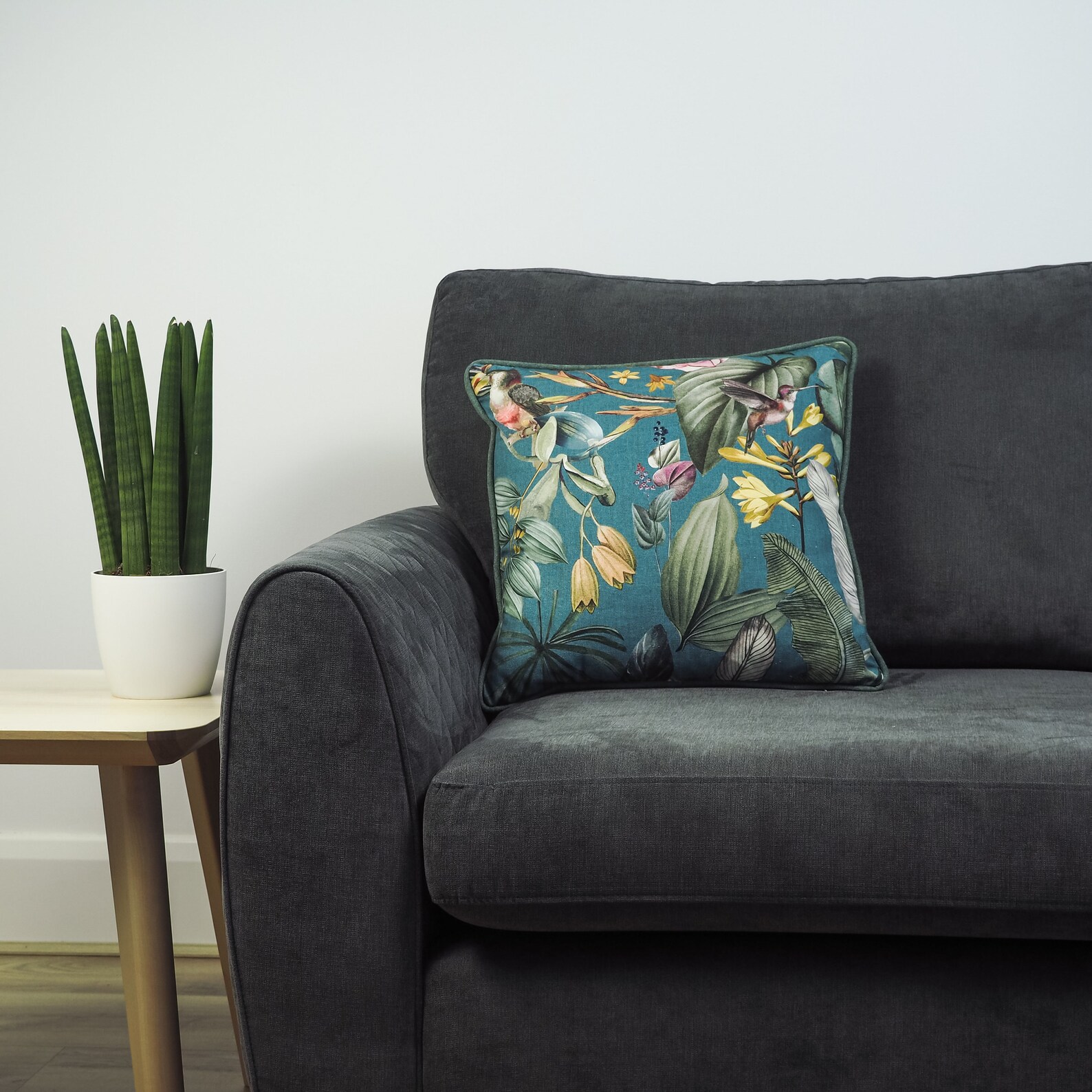 Dark Green Cushion Organic Cotton Etsy