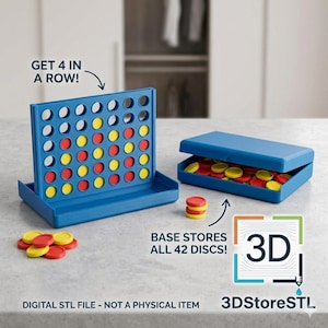 Travel Connect Game STL-bestand | 3D-afdrukbaar klassiek vouwspel | Compact strategisch bordspel | Digitaal downloadspeelgoed | 3DStoreSTL