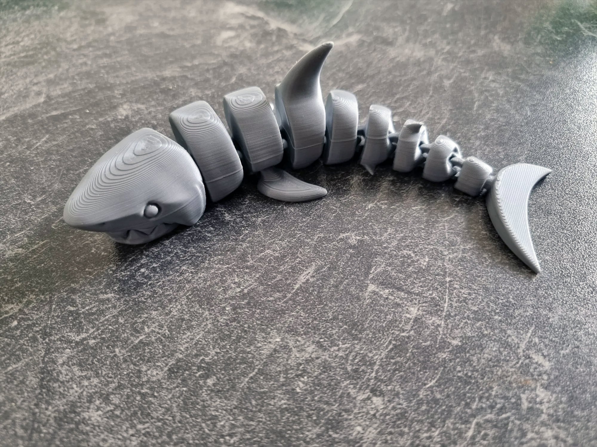 3D Printing Articulated Baby Shark STL File Etsy