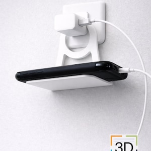 Phone Stand STL File - Cellphone Holder & Charging Dock 3D Print - Smartphone Desk Organizer, Nightstand Accessory, Tech Gadget 3D Model