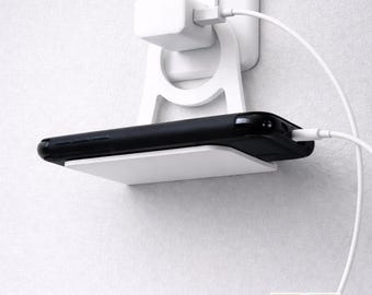 Phone Stand STL File - Cellphone Holder & Charging Dock 3D Print - Smartphone Desk Organizer, Nightstand Accessory, Tech Gadget 3D Model