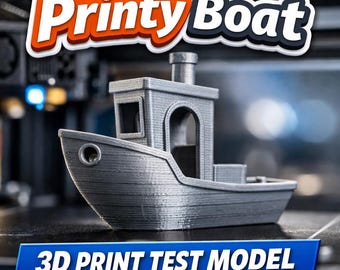 3D Printing - Printy Boat - STL File (Digital Download)