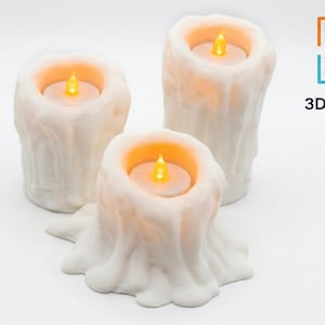 3D Druck - Kerzenlichthalter - STL Datei