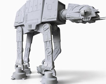 3D Printing - Detailed - AT-AT - Scale 1:7 - STL File
