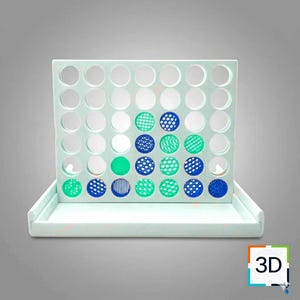 Travel Connect Game STL File | 3D Printable Classic Game | Compact Strategy Board Game | Digital Download Toy | 3DStoreSTL