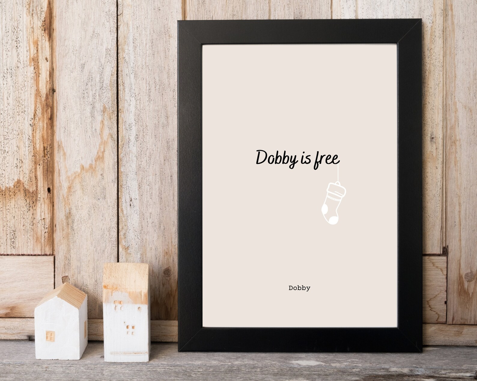 Dobby est libre Citation imprimable Harry Potter Etsy