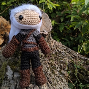 The Witcher Geralt av Rivia - spelpresent - fantasy fandom docka - wiedzmin