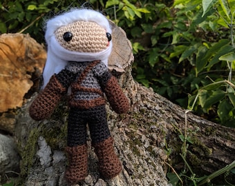 The Witcher Geralt di Rivia - regalo per giocatori - bambola fantasy fandom - wiedzmin