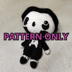 Ghost Band Crochet Pattern - PAPA EMERITUS III (Terzo) - Mini Doll Tutorial for Crocheting Fans [Meliora Era]