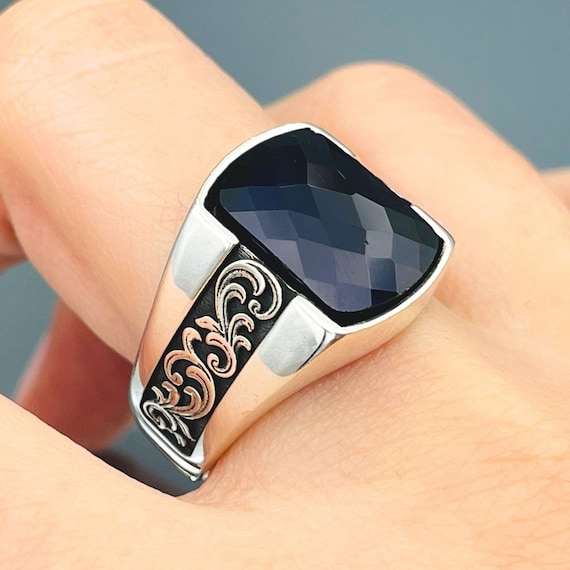 Square stone ring deals