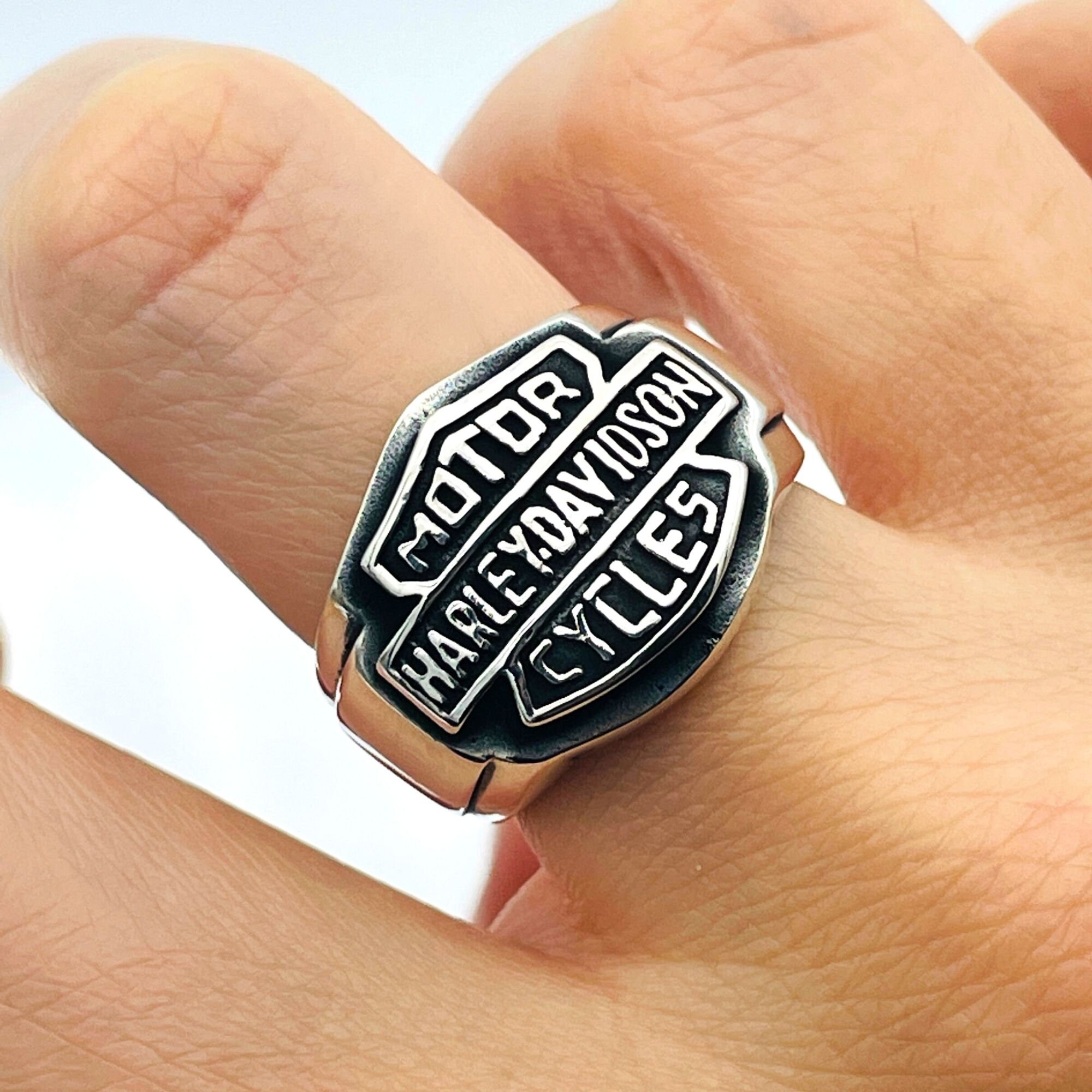 Harley-Davidson Women's Onyx Signet Ring