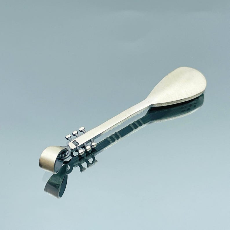Musical Instrument Design Necklace, Musical Design Pendant, 925