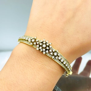 Women Fashion Design Bracelet, Turkish Handmade Bracelet, 925 Sterling Silver Bracelet, Cool Unique Gift, Birthday Gift For Girlfriend