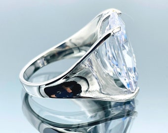 Anillo De Herradura Con Circonita Cúbica En Plata De Ley 925, Sin Níquel Y Rodio - GMR00341
