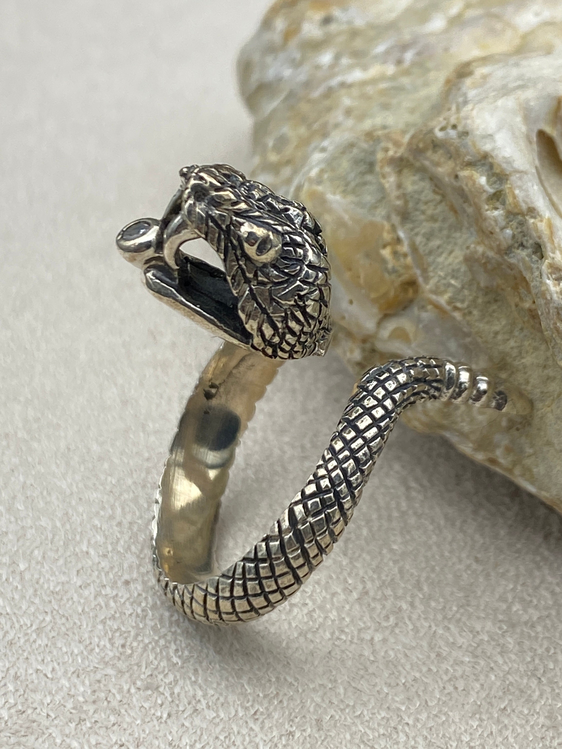 Plata 925 Anillos De Serpiente Para Mujer Significado Anillo Plata