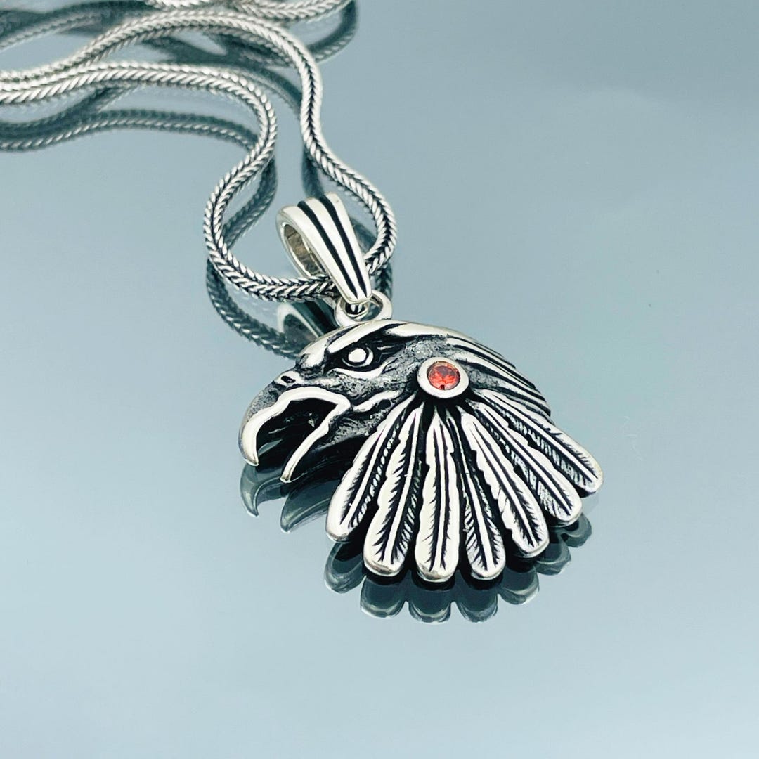 Silver Eagle Necklace