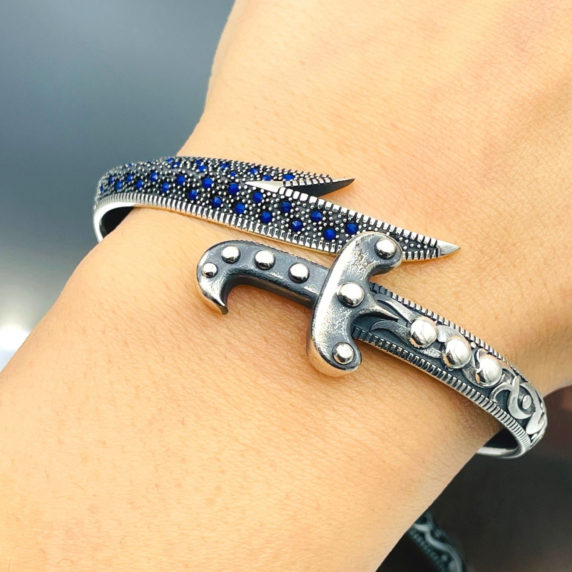 Silver Sword Bracelet , Handmade Bracelet , Mens Zulfiqar Bracelet , Silver  Man Warrior Bracelet , 925k Sterling Silver Bracelet - AliExpress