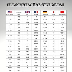 Pode incluir: Um gr&aacute;fico de tamanhos de an&eacute;is que mostra os tamanhos de an&eacute;is correspondentes nos EUA/Canad&aacute;, Reino Unido, Fran&ccedil;a, Alemanha, Jap&atilde;o e Su&iacute;&ccedil;a. O gr&aacute;fico inclui o di&acirc;metro do anel em mil&iacute;metros e o tamanho do anel correspondente em cada pa&iacute;s.