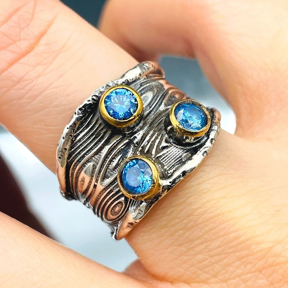 Set Di Anelli In Pietra Di Cristallo Nero Retrò Per Donna Anello Congiunto Geometrico Vintage Per Nocche Accessori Per Gioielli Da Festa Di Moda Femminile - Foto 10