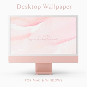 Buy Pink Aura Gradient Digital Wallpaper Aesthetic Macbook Online in India   Etsy