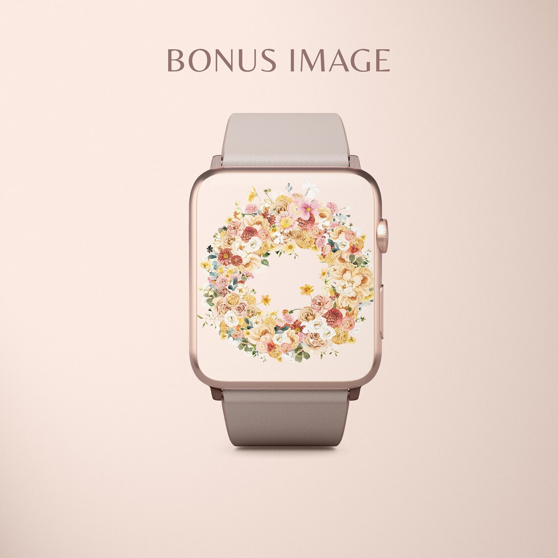 Apple Watch Face Flowers Apple Watch Wallpaper Aesthetic Etsy